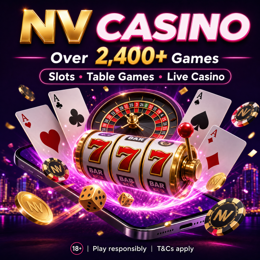 NV Casino — over 2,400 games: slots, table games and live casino