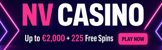 NV Casino — up to €2,000 plus 225 free spins